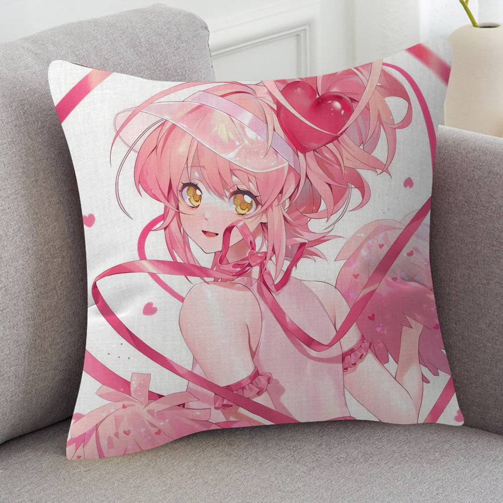Anime Shugo Chara! Cartoon Series Square Pillowcase Soft Waist Sofa Cushion Cover Bedroom Room Pillowcase