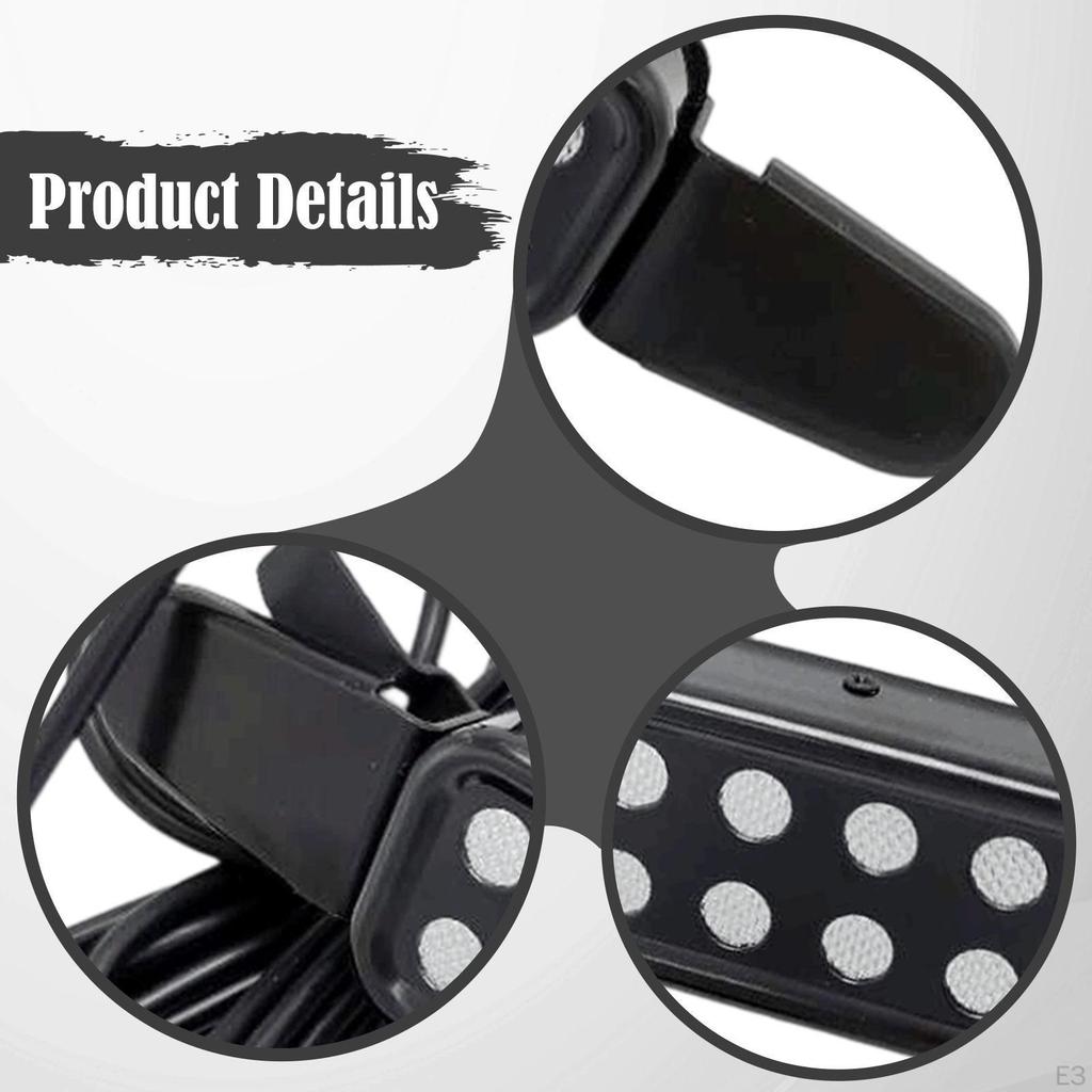 12 Soundhole Guitar Pickup Acoustic Electric Transducer Low Noise Instrument with Audio Cable