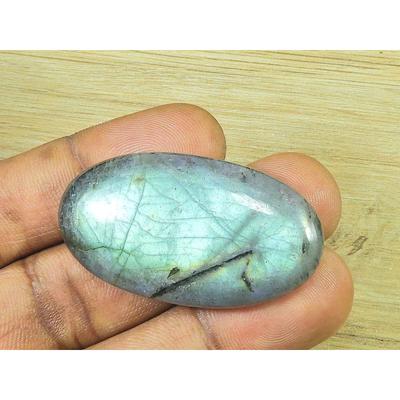 Prírodný labradorit 25x45x07 MM Oválny kryštálový kabošón Voľný drahokam 70 ct. SK-3336