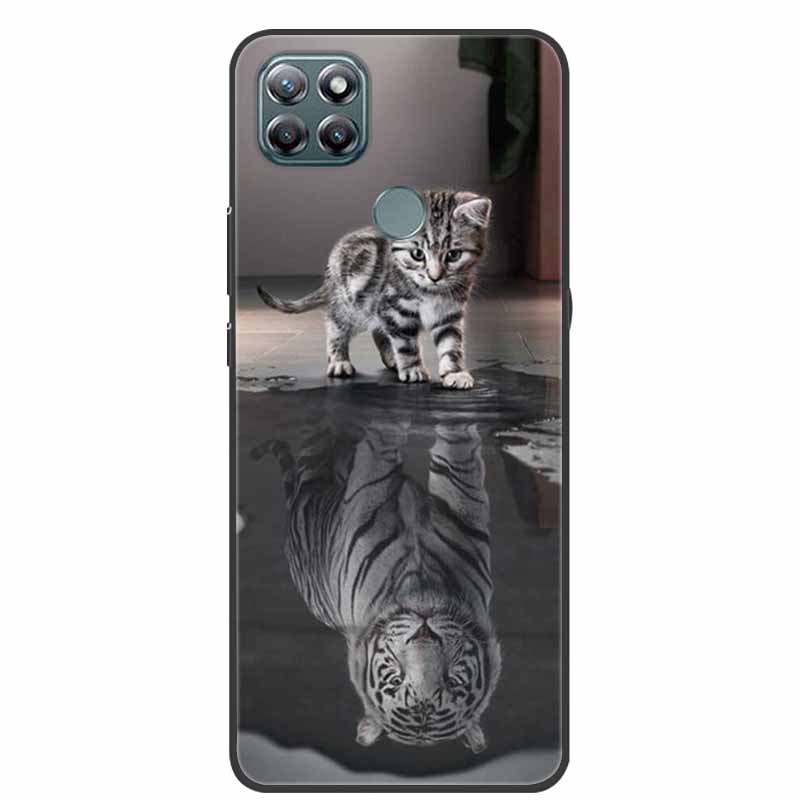 Für Lenovo K12 Pro Hülle Weiches Silikon Wolf Löwe TPU Rückabdeckungen für Lenovo K12Pro Handy Tasche Cartoon Schutzhüllen Hübsch