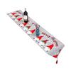 Merry Christmas Table Runner Gnome Tassel  Kitchen Dining Table Decor