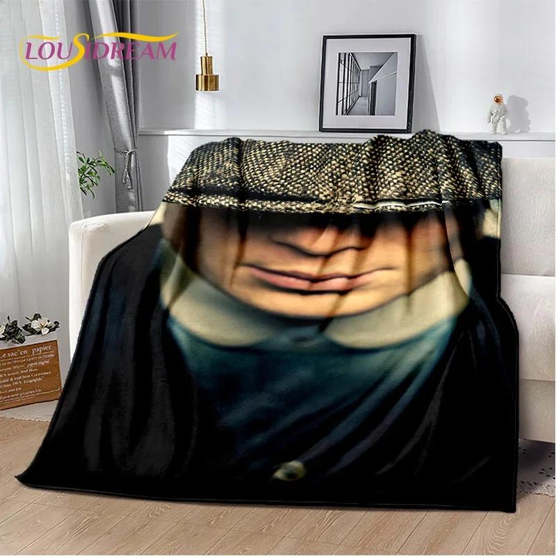 New Tommy Shelby P-Peaky B-Blinders Soft Blanket,Soft Throw Blanket for Home Bedroom Bed Sofa Picnic Travel Cover Gift