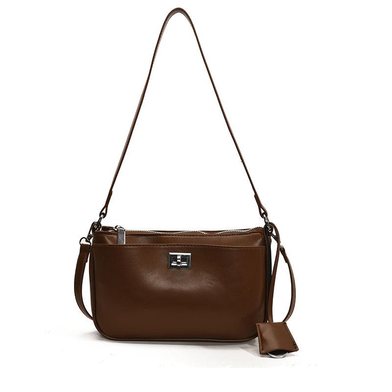 Geantă mică simplă casual de sub braț, geantă pătrată mică nouă de iarnă pentru navetă, geantă messenger de modă pentru femei