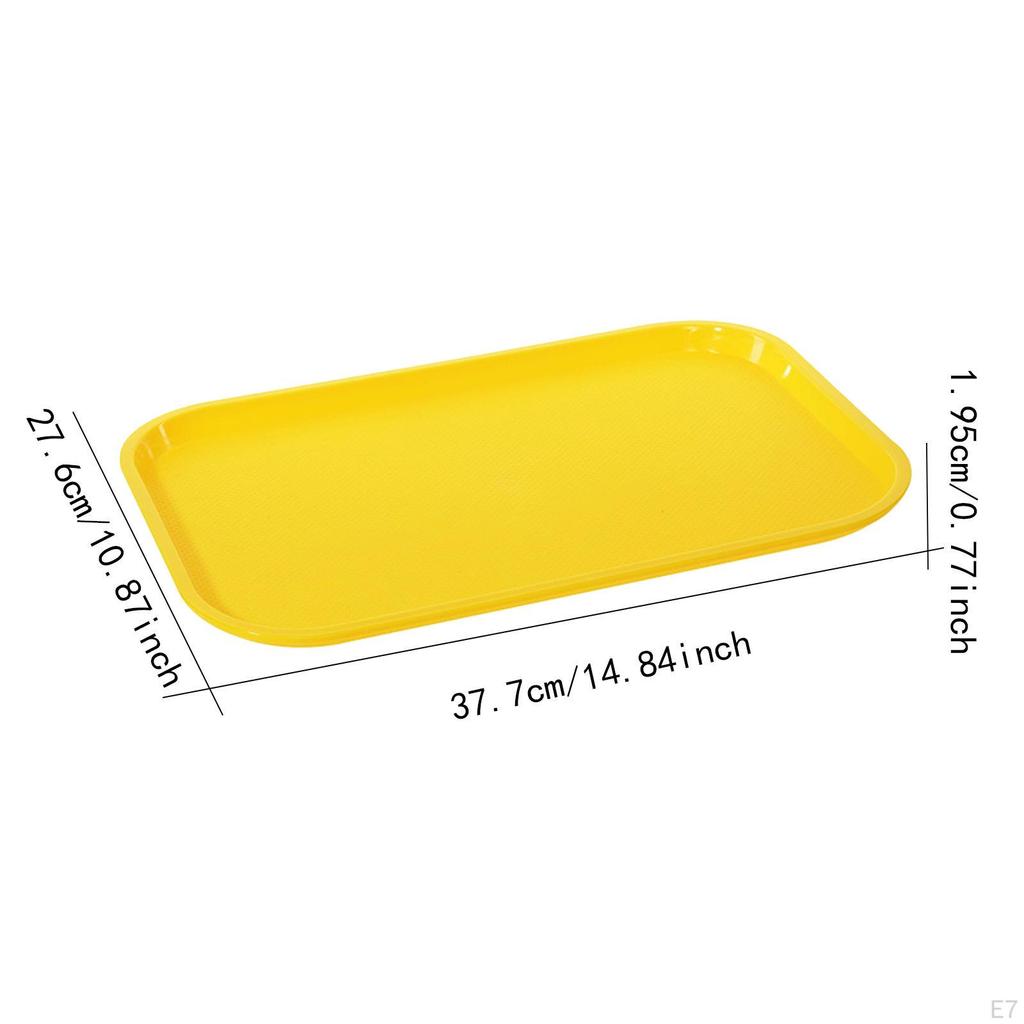 Rectangular Serving Tray Cafeteria Trays Coffee Table for Wedding