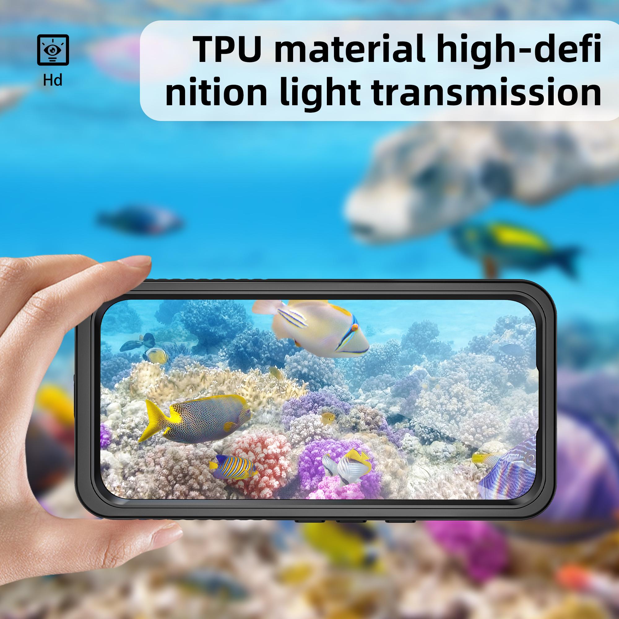 

REDPEPPER FS Series For Google Pixel 9a Case IP68 Waterproof Clear Back Panel Phone Cover Type A