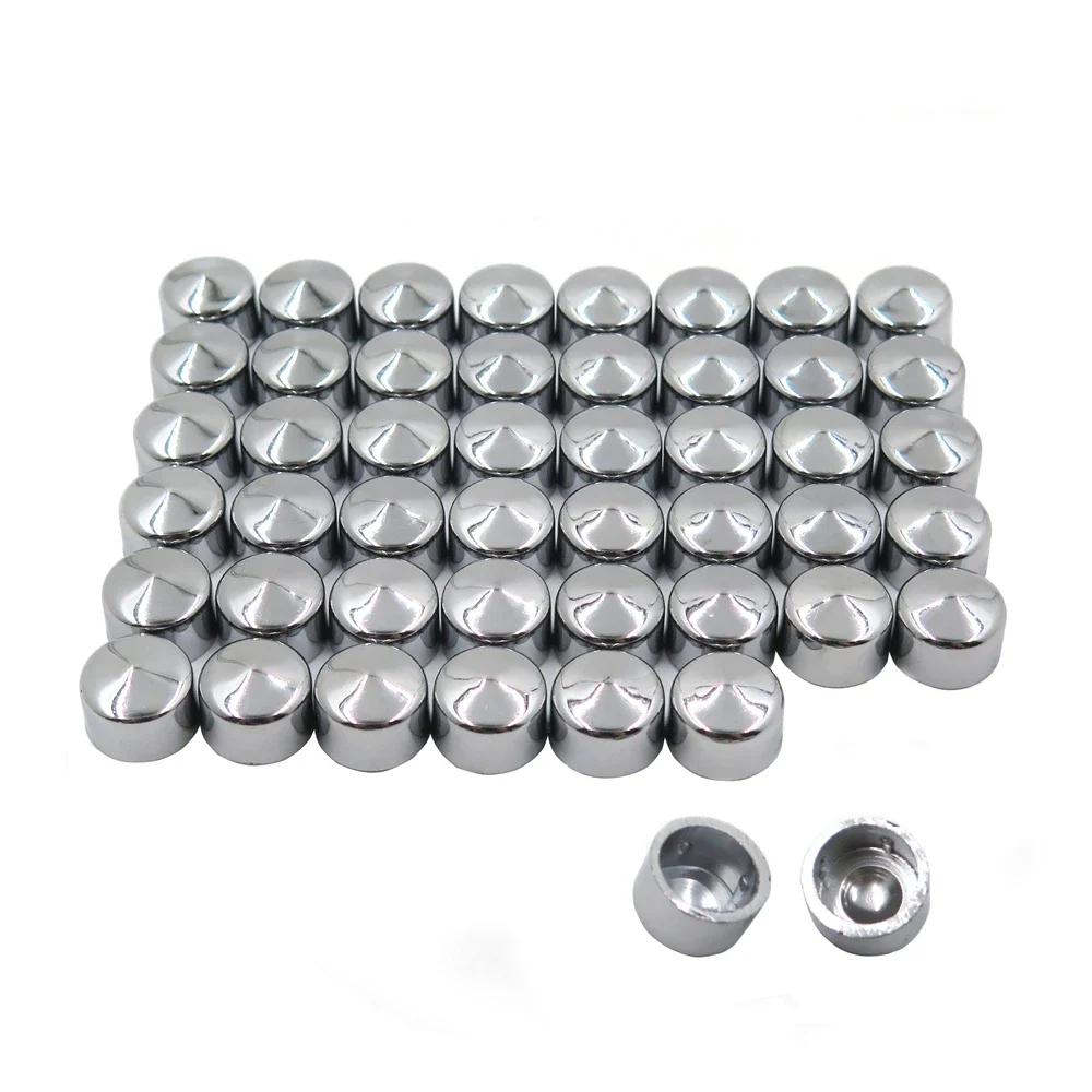 Motorcycle 48 Piece Chrome Caps Cover Kit for 1984-2003 Harley Sportster Engine & Misc Bolt Set