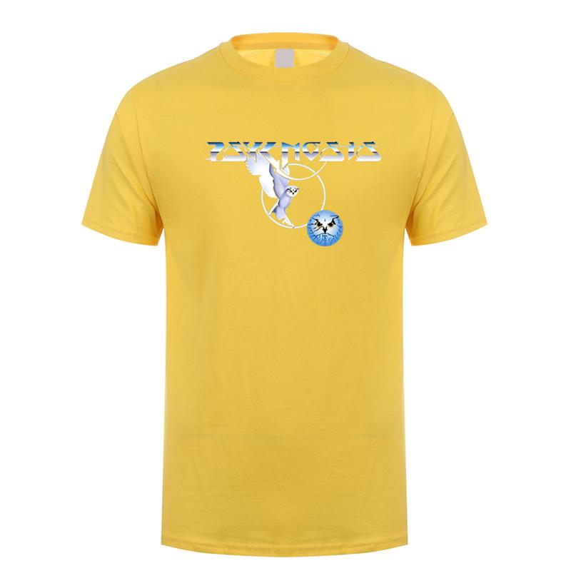 Psygnosis Photographic T Shirt Summer Unisex Cotton Short Sleeve Tshirts Funny Tshirt Unisex Tops Tee DZ