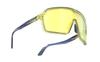 Rudy Project SPINSHIELD Sport Sonnenbrille, Kristall Blau Grün Verlauf Gelb, Avio/Apfel Glanz, Multi-Laser Glas, SP720530-0000