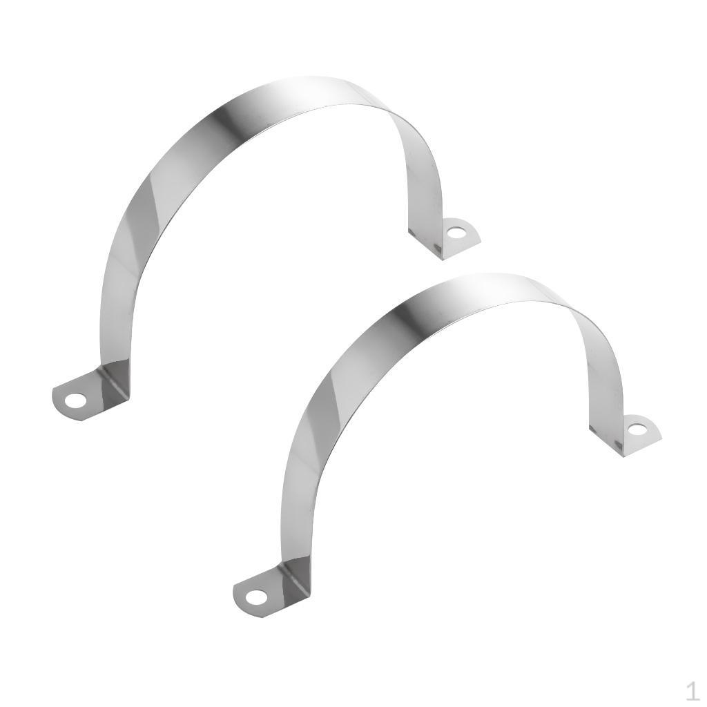 

2 Pieces Stainless Clamp U Tube Clip, Various Sizes Available - 10mm