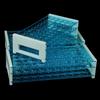 10Pcs Plastic Test Tubes Vials With Caps & Pipe Rack Holder Stand 40/50 Holes