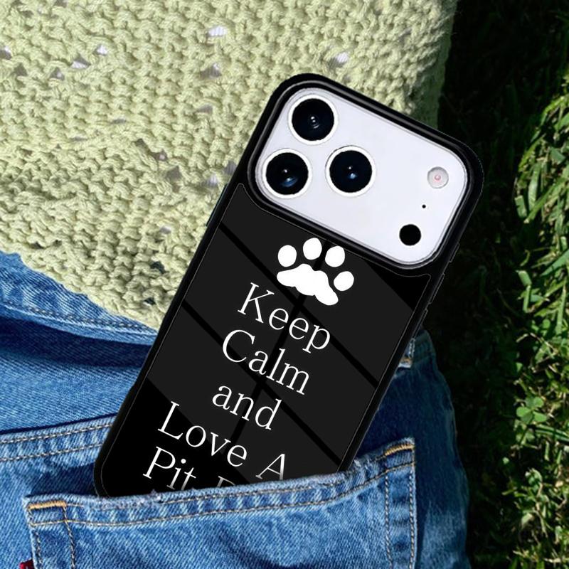 Pit Bull Lovely Pet Dog Pitbull mobile phone case Compatible with IPhone 17 16 15 14 13 12 11Pro Max 17 Air cover