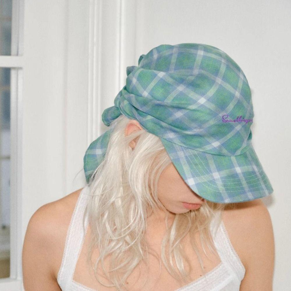 Korean Style Headscarf Baseball Cap Jennie Same Style Peaked Cap Sunscreen Beach Hats  Sports
