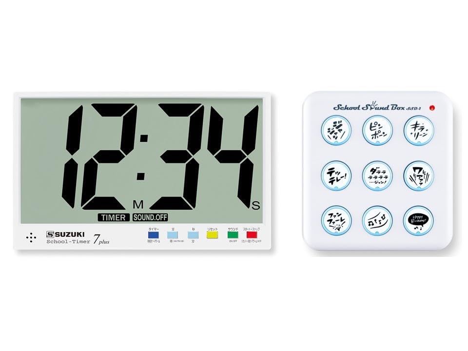 

Suzuki School Timer 7plus and School Sound Box Set STEX-07P SSB-1 белый