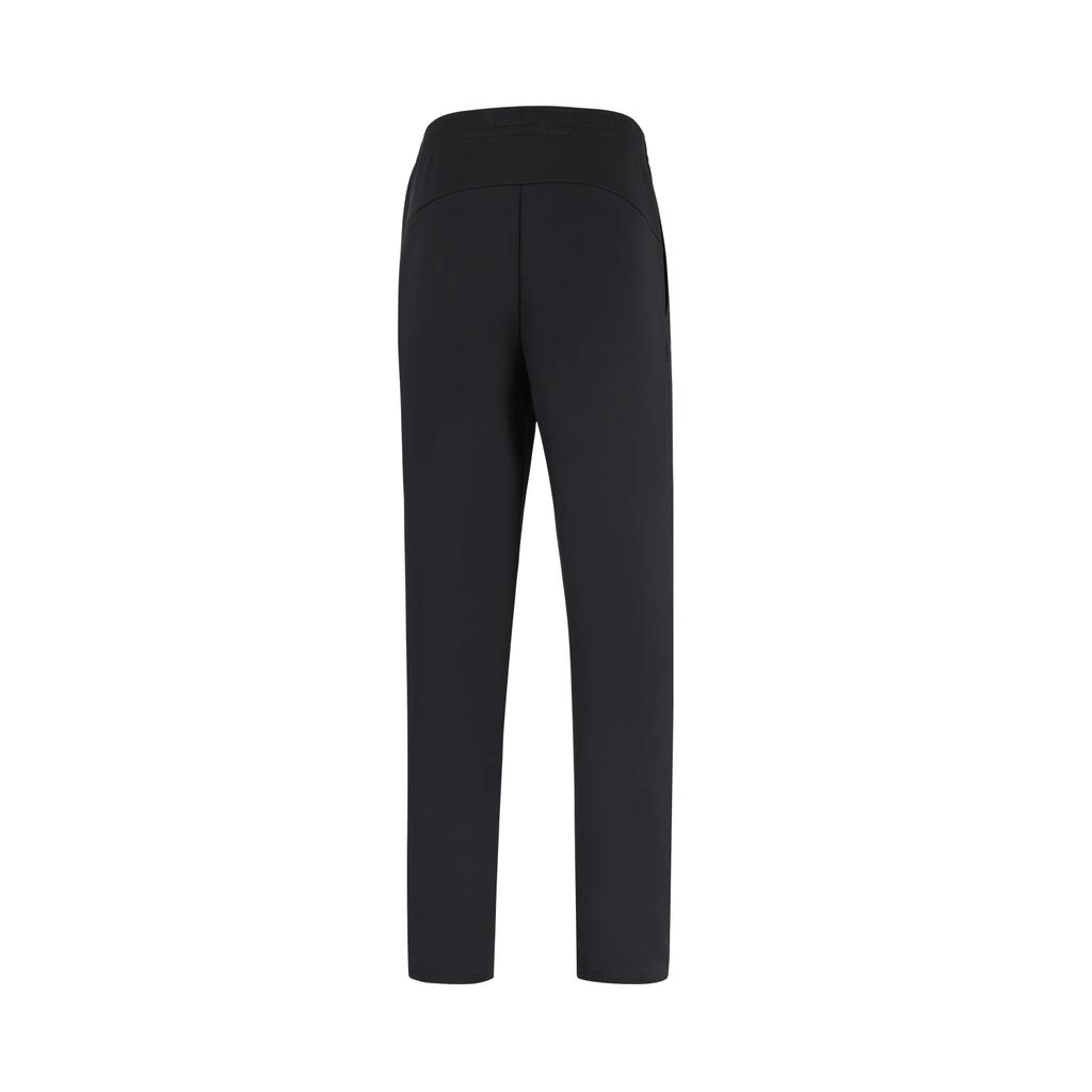 Li Ning Group Purchase Series Solid Color Mid Waist Breathable Versatile Straight Leg Casual Pants Women bottoms AKLV896-2