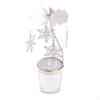 62KD Rotating Tea Light Holder Spinning Tealight Stand Candleholders Wedding
