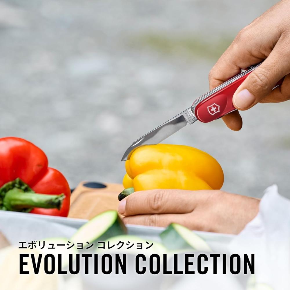 Victorinox Evolution Szwajcarski Scyzoryk Wielofunkcyjny Korkociąg Czerwony 10 Pojedynczych