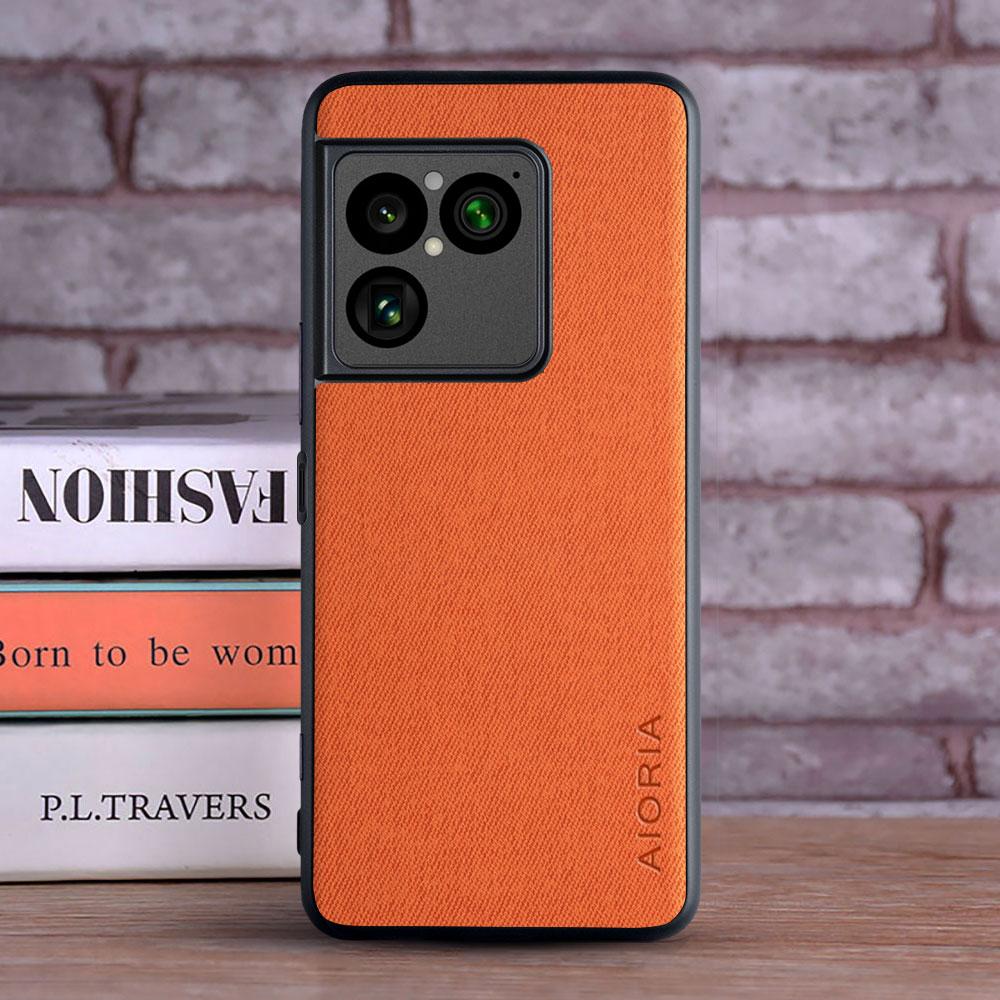 Hülle für Sony Xperia 1 VIII Textilleder Mode Weiches TPU Hartes PC 3-in-1-Material für Xperia 1 VIII Hülle funda Coqua