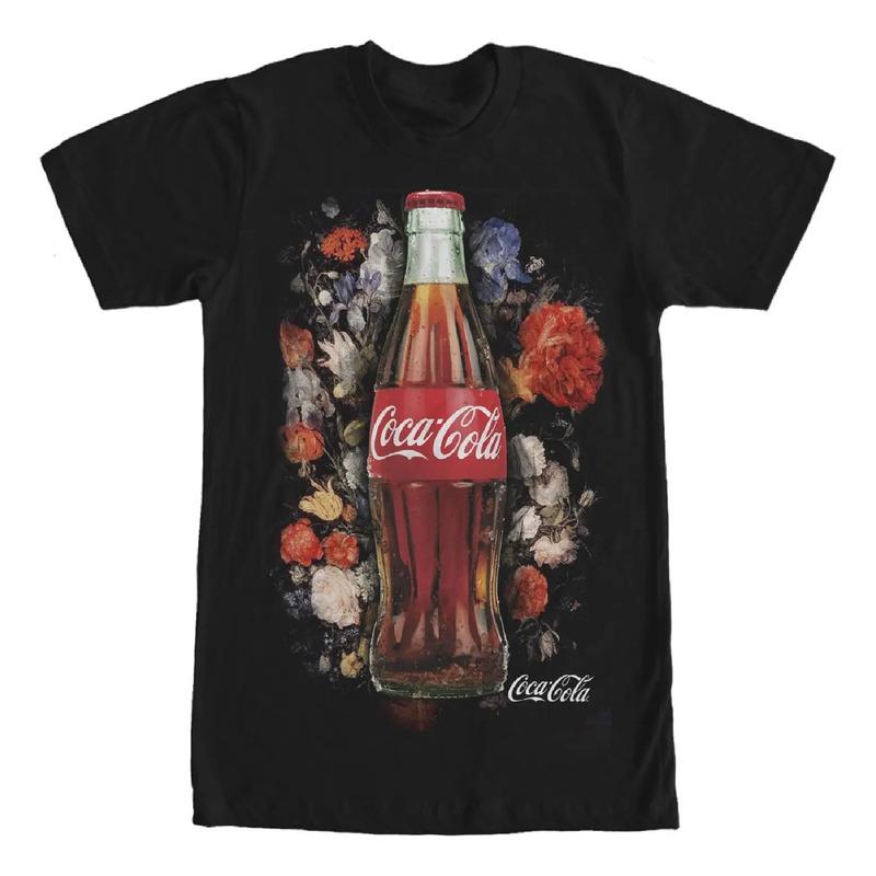 Camiseta De Manga Corta Coca-cola Bottled Film Coke Para Hom S