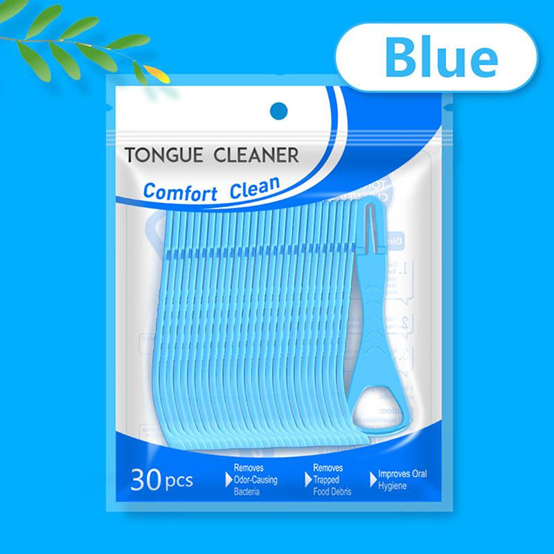 Tongue Scraper For Adult Disposable Tongue Cleaning Tool Plastic Mouth Scraper Travel Convenient Oral Hygiene Care Appliances