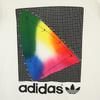 adidas Originals Spectrum Print Short Sleeve T-shirt L Off White Men's Used