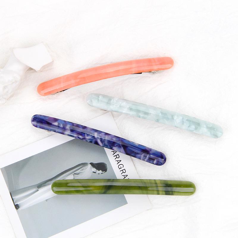 10cm Hair Colorful Clip Vintage Acetate Top Clutch For Trendy Womens Fashion Hair