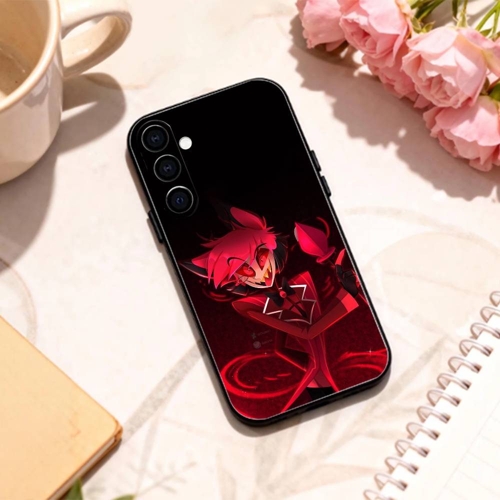 COOL H-HazbinS H-Hotels A-AlastorS   phone Case For Samsung Galaxy A73,A72,A71,A70,A53,A52,A51,Others Soft Black Shell