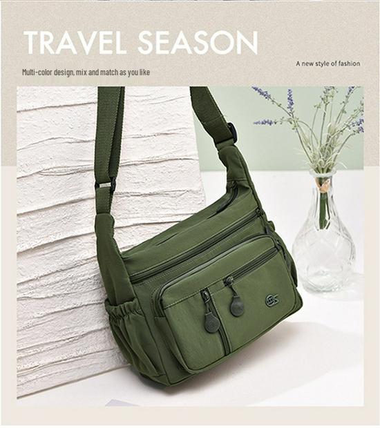 Korean Style Women's Washable Fashion Bag - Large Mommy Shoulder, Travel Backpack, Casual Crossbody