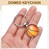 Keychain Metal Sports Ball Zinc Alloy Birthday for Sports Basketball [uxcell] Dome-shaped Set, Keychain, Pendant, Embossed, Gift, Enthusiasts,