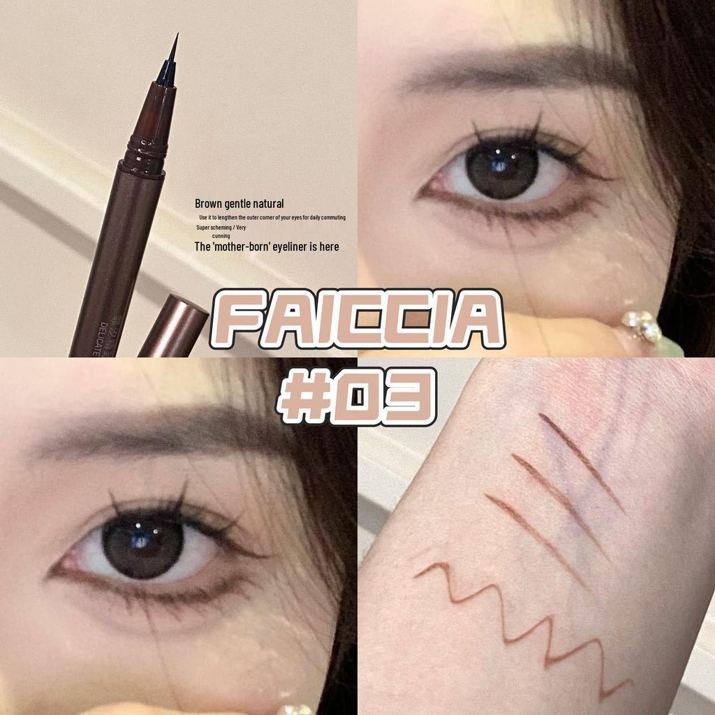 FAICCIA Ultra-Fine Waterproof Eyeliner Pen - Smudge-Proof, Quick-Drying, Professional Quality