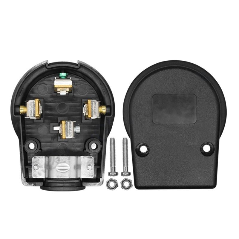 Heavy Duty 50Amp 125/250V 4 Poles Electrical Plug NEMA 14 50P PD1450PA For Commercial Dryers