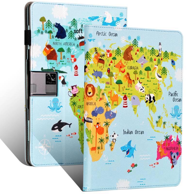 

Blackview Tab7 10.1 Leather Cartoon Case with Multi-angle Stand & Hand Holder for Tab8/9 Tab 8