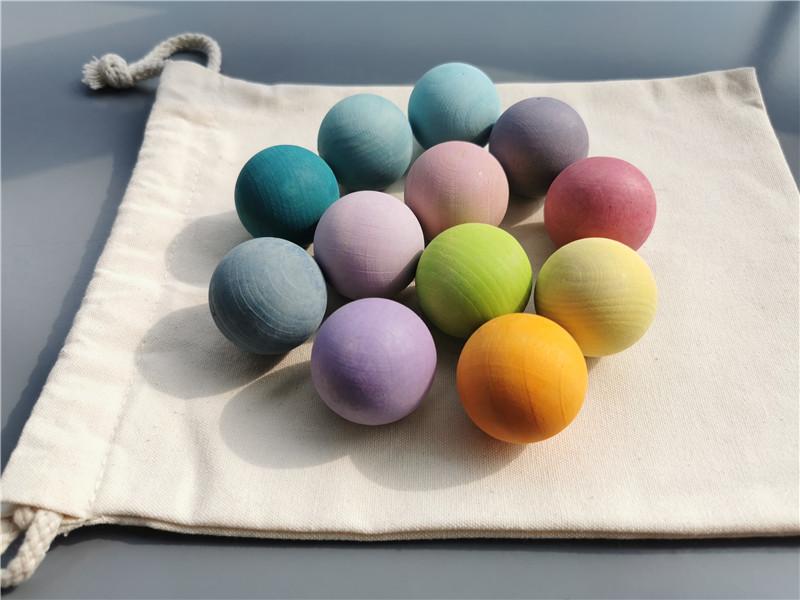 High Quality Rainbow Music Sounding Trees Wooden Petals Assembly and Marble Run Balls Tracking Kids Educational Toys