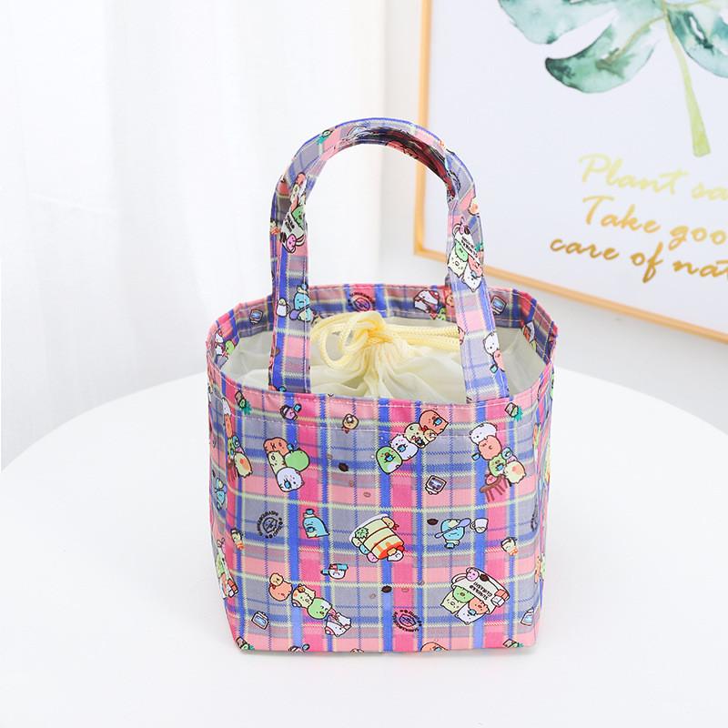 Bag Insulated Lunch With Drawstring For Outings And Picnics