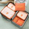 6 Pieces Travel Storage Bag Large Capacity Luggage Clothes Sorting Organizer Set Suitcase Pouch Case Shoes Packing Cube Bag