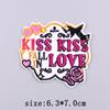Letters Flower Embroidery Patch Iron On Patches For Cloting Cartoon Embroidered Patches On Clothes Applique Stickers Decor