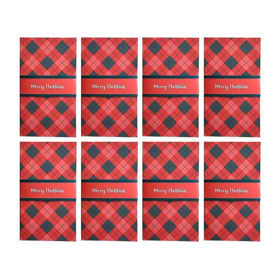 Christmas Gift Card Holder Book Xmas Money And Gift Card Sleeve Book Festive Greeting Card Organizer for Group Gifting And Personalized Wishes