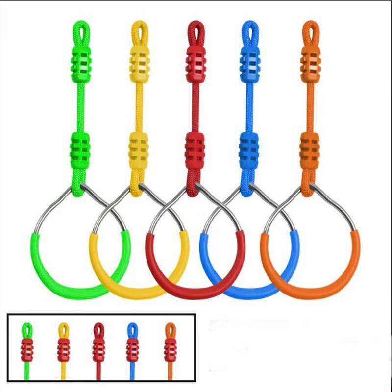 WEZHO Kids Outdoor Climbing Rope Rings