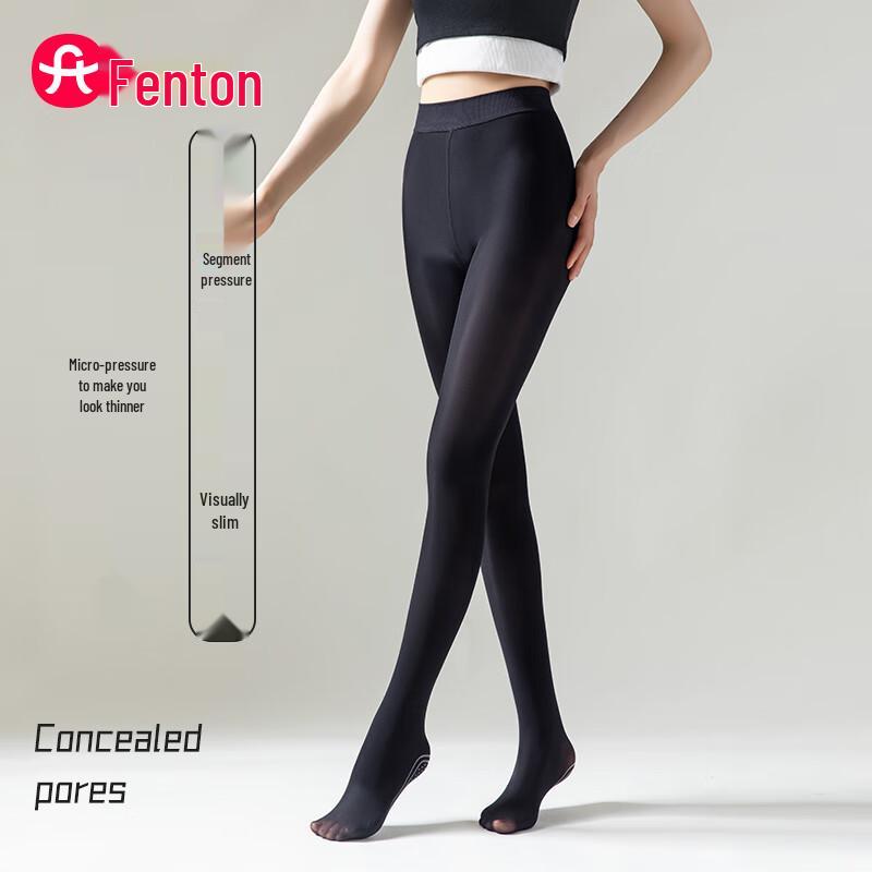 

FENTENG Women s Thermal Anti-Snag Bare-Leg Effect Pantyhose One Size (80-140 Jin)