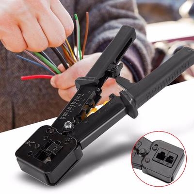 RJ45 Crimper Tool Cat5e  Connector Crimping Tool End Pass Through RJ11/12
