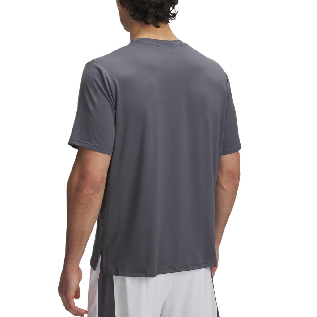 Under Armour Motion Solid Color Round Neck Breathable Moisture Wicking Short Sleeve T-Shirt Men Tops 1387389-025