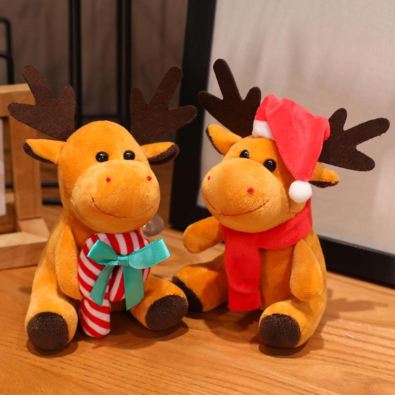 Santa Plush Christmas Toys Elk Dolls Snowman Elf Decoration Christmas Gifts