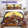 3pcs Duvet Cover Set (1*Duvet Cover + 2*Pillowcase, Without Core), The Nightmare Before Christmas Print Soft All‑Season Bedding Set, Home Bedroom Deco