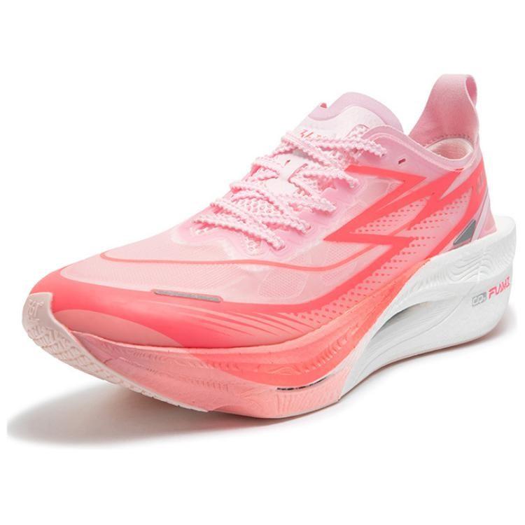 361 Flame 3 .5 Low Top Full Length Carbon Plate Marathon Racing Running Shoes Unisex Fluorescent Begonia Pink Red 672512215F-2