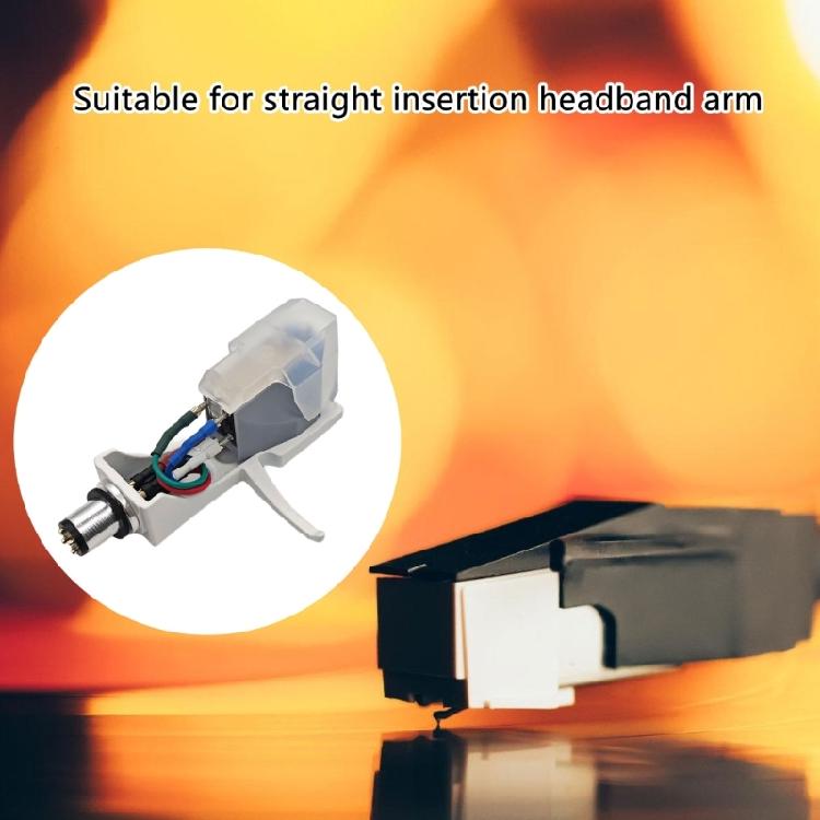 Enhances Music Playback Quality AT-VM95E/H Turntable Cartridge Styluses Headshell for Improved Sound Music Playback