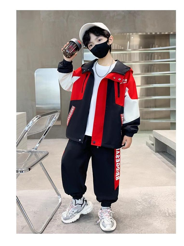Boys' Trendy Cool Set - 2025 Spring and Autumn Sportswear for Big Kids