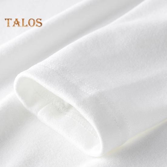 Toamnă Primăvară Bărbați Top cu fund Slim Fit Gros Gâtul Pulover Mâneci lungi elastice Culoare pură Plus mărime Lungime mijlocie Exercițiu de fitness Purtă zilnică Cămașă