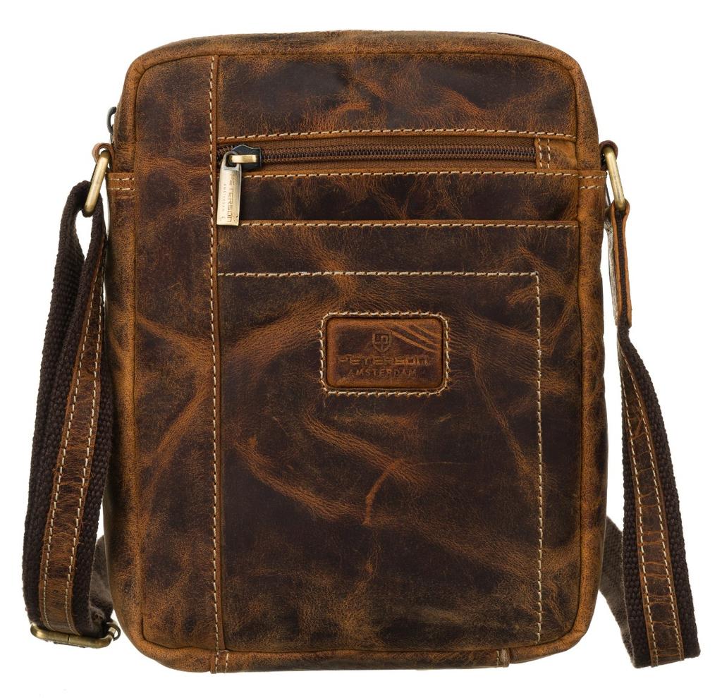 PTN 8022-TMH-5924 Tan Leather Bag