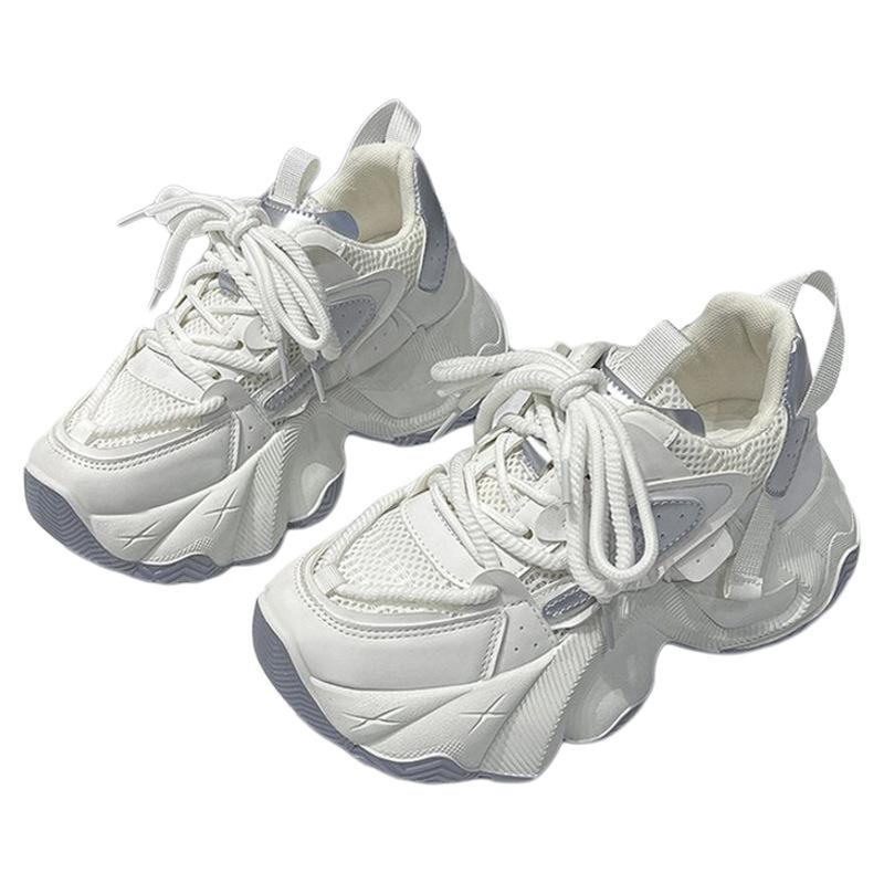 Show feet small fried street platform dad shoes versatile height increase new autumn muffin casual sports shoes