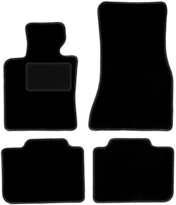 Black Velour Floor Mats For: BMW 6 G32 GT Gran Turismo (2017-)