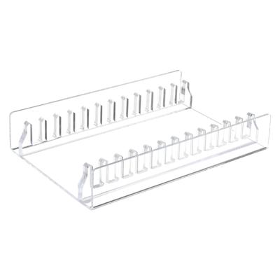 Acrylic CDs Storage Stand Clear Desktop CDs Rack Organizers Holds 12 Standard Case for Media Organization